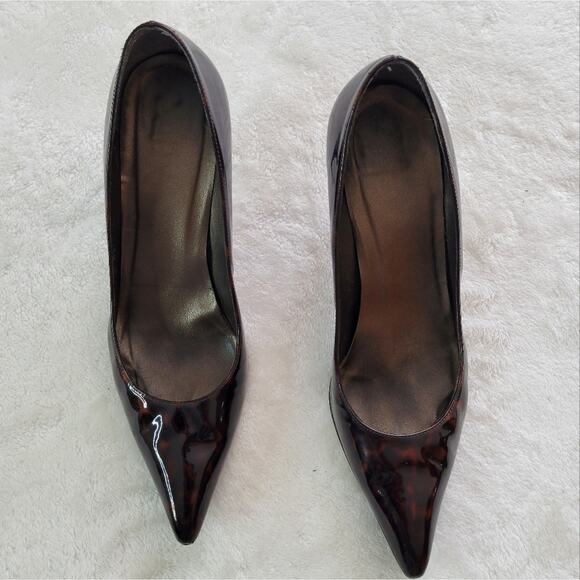 STUART WEITZMAN Fever Tortoise Shell Pointy Pumps 8 - Picture 10 of 10